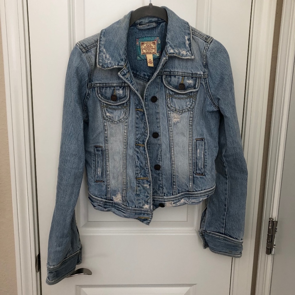 Vintage Abercrombie & Fitch Jean Jacket Size Small